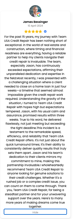 James Bessinger Google Review